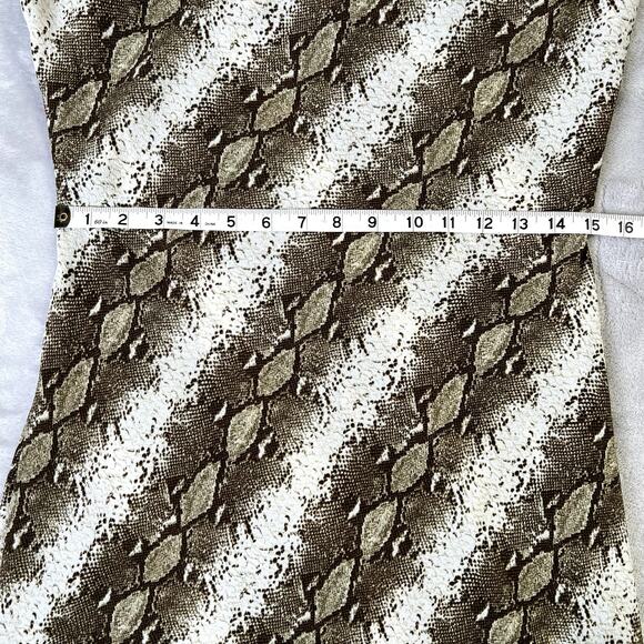 naked wardrobe Women‎ L Snake Cowl Neck Midi/Maxi Dress Grungecore Whimsygoth - Picture 5 of 9